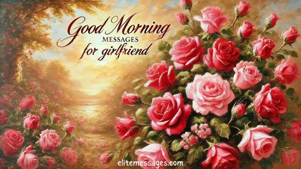 Romantic Good morning wishes for girlfriend, Heartfelt love messages for girlfriend