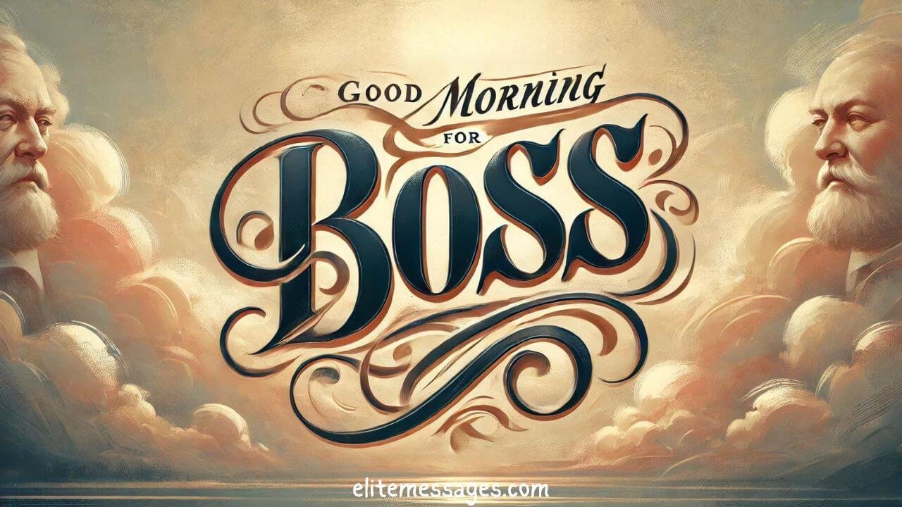 Professional good morning greetings, Positive messages for boss