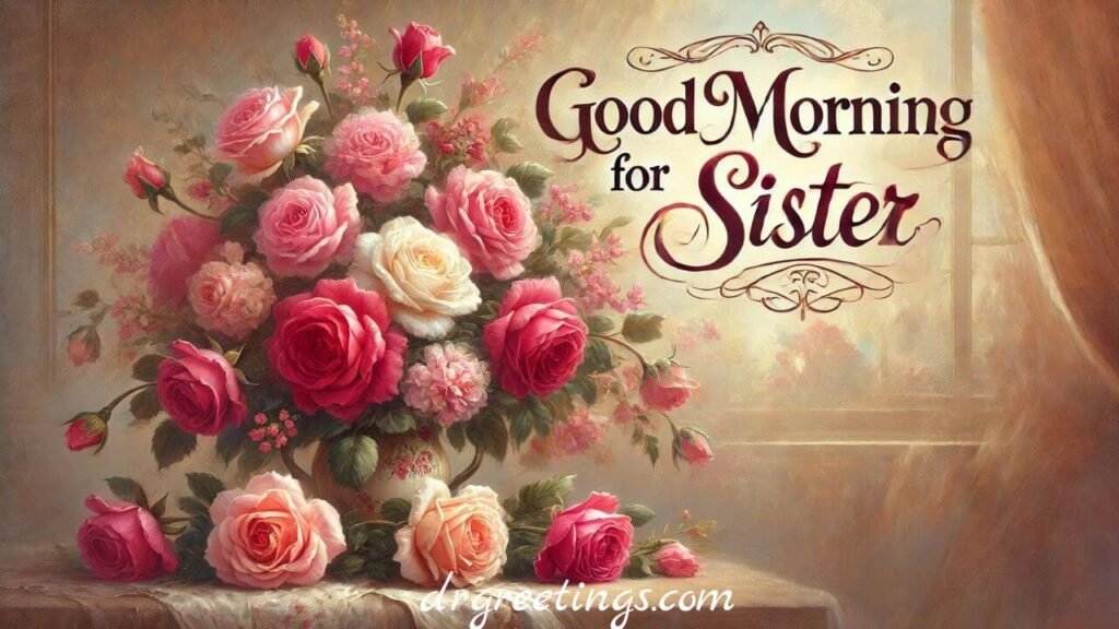 Good Morning For Sister, Good Morning Message For A Female Friend