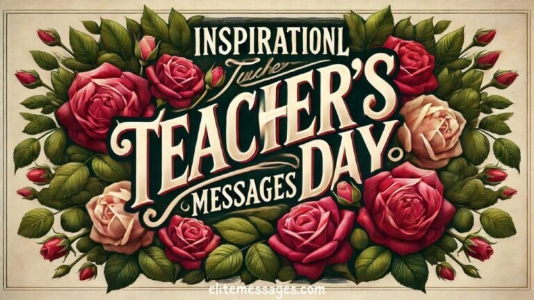 Teacher's Day messages for elementary teachers, Heartfelt Teacher's Day messages for middle school