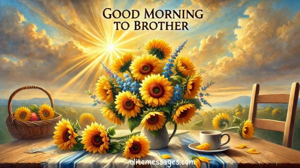 Heartfelt good morning messages for brother, Uplifting morning wishes for sibling