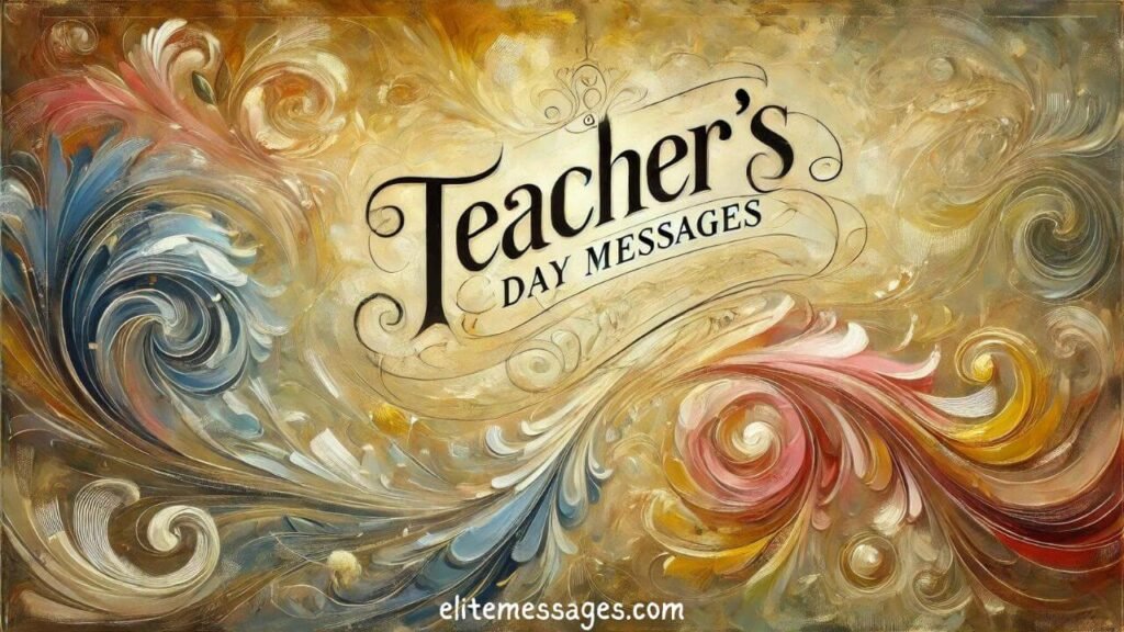 Heartfelt Teacher's Day appreciation messages, Short Teacher's Day thank you notes