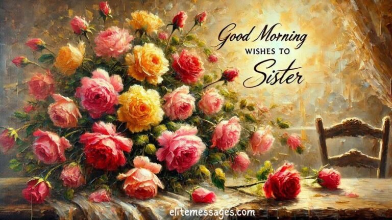 Heartfelt morning messages for your sister, Inspirational morning texts for sister