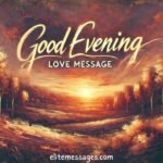 Good Evening Message For My Love To Make Her Smile, Good Evening Message To My Love Far Away, Good Evening Message To My Love To Make Her Happy,