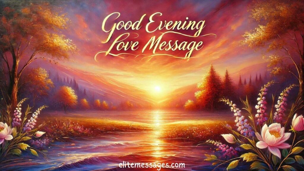 Good Evening Message To My Love, Good Evening Letter To My Love, Good Evening Love Message