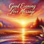 Good Evening Message To My Love, Good Evening Letter To My Love, Good Evening Love Message