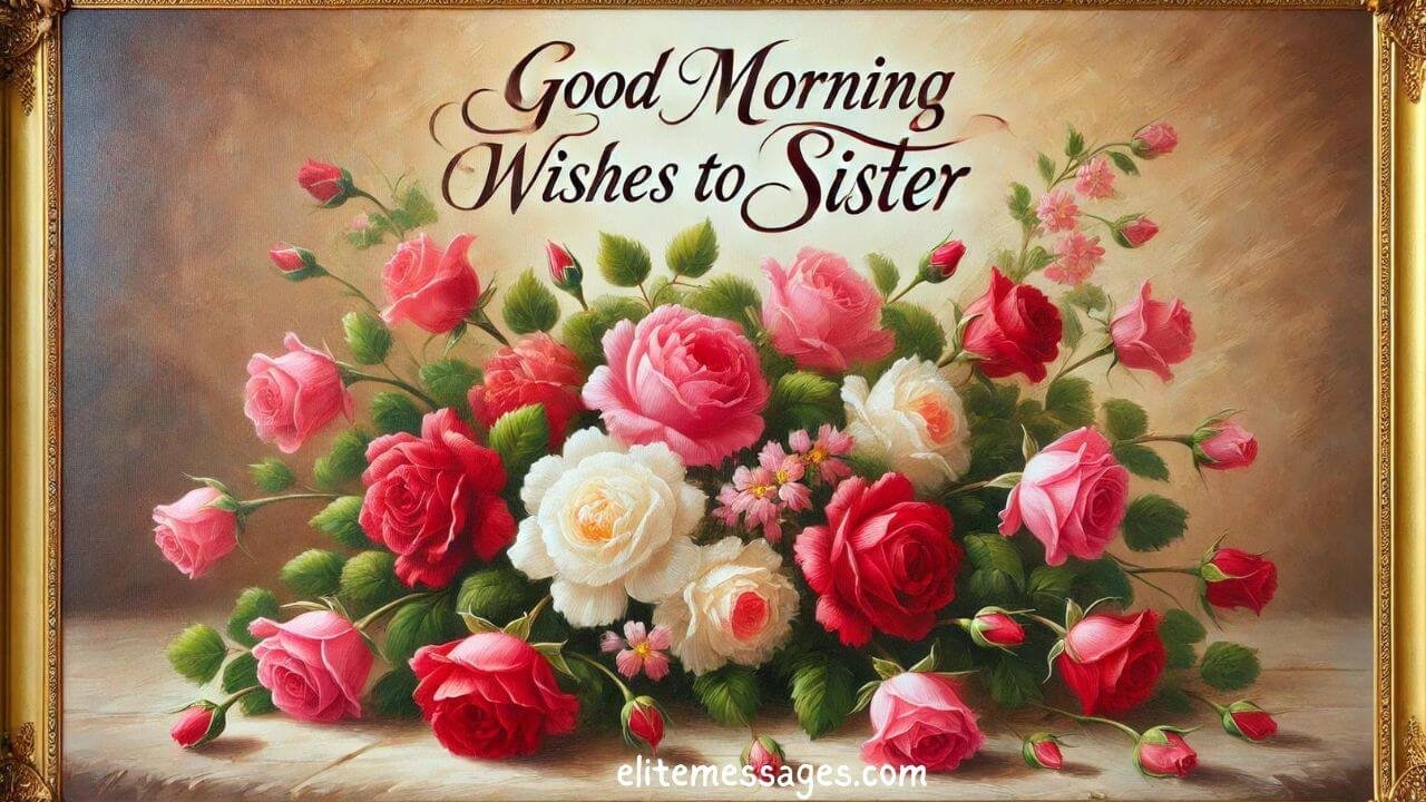 Good Day Sister, Good Message For Sister, Good Morning wishes to Sister, Good Morning Message Family