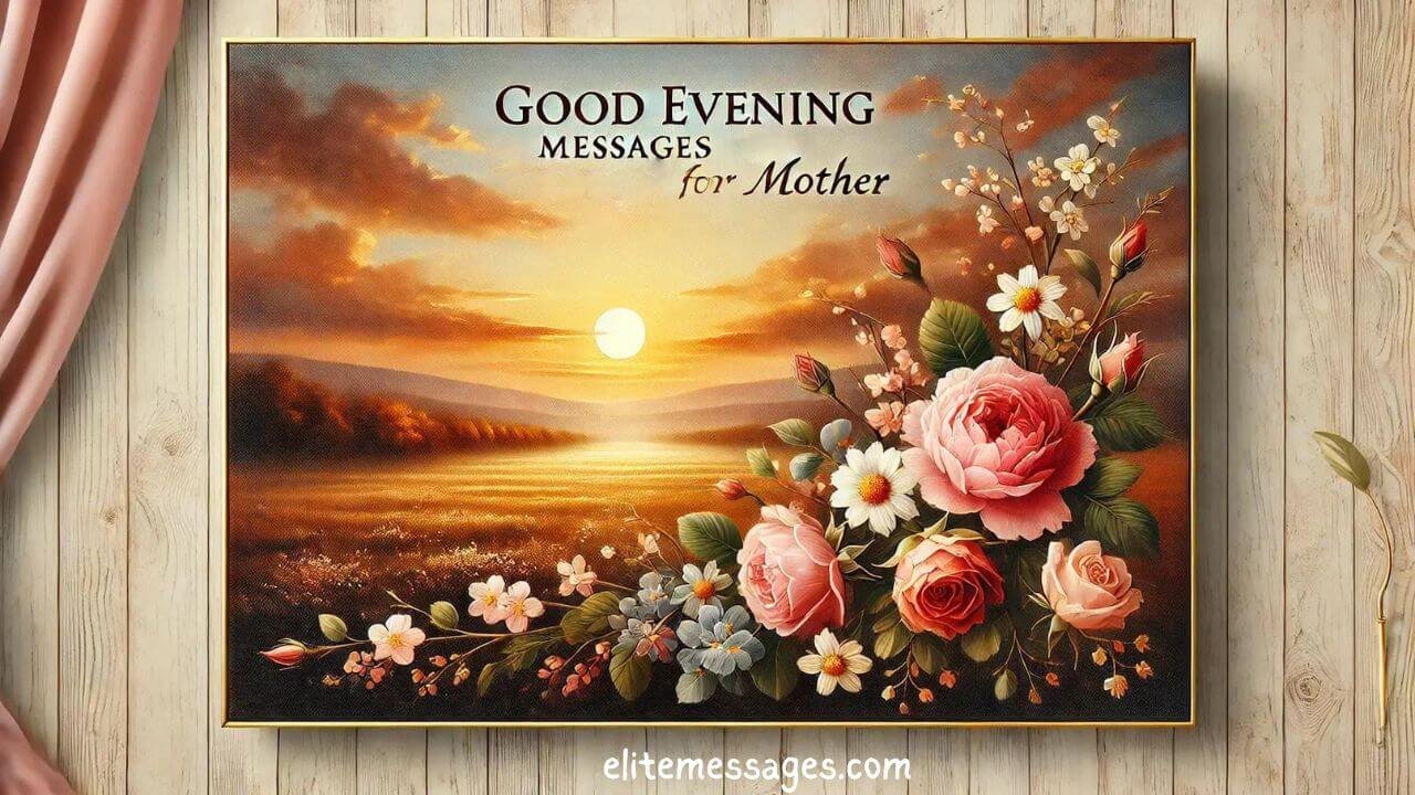 Heartfelt good evening messages for mom, Sweet evening wishes for mom