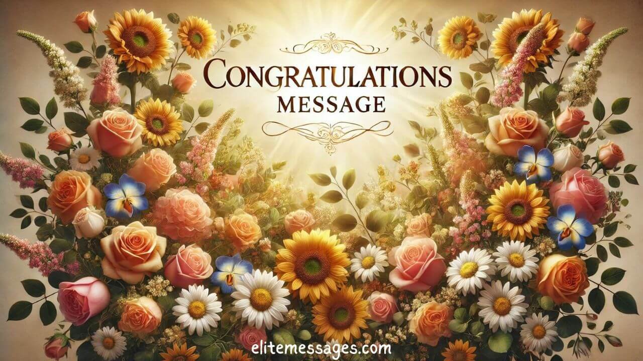 Special congratulatory message for uncle, aunt, and grandparents, Sweet congratulations message for husband and siblings