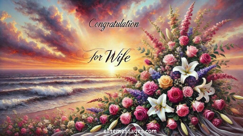 proud Congratulation messages for wife’s success, celebrate wife’s achievements