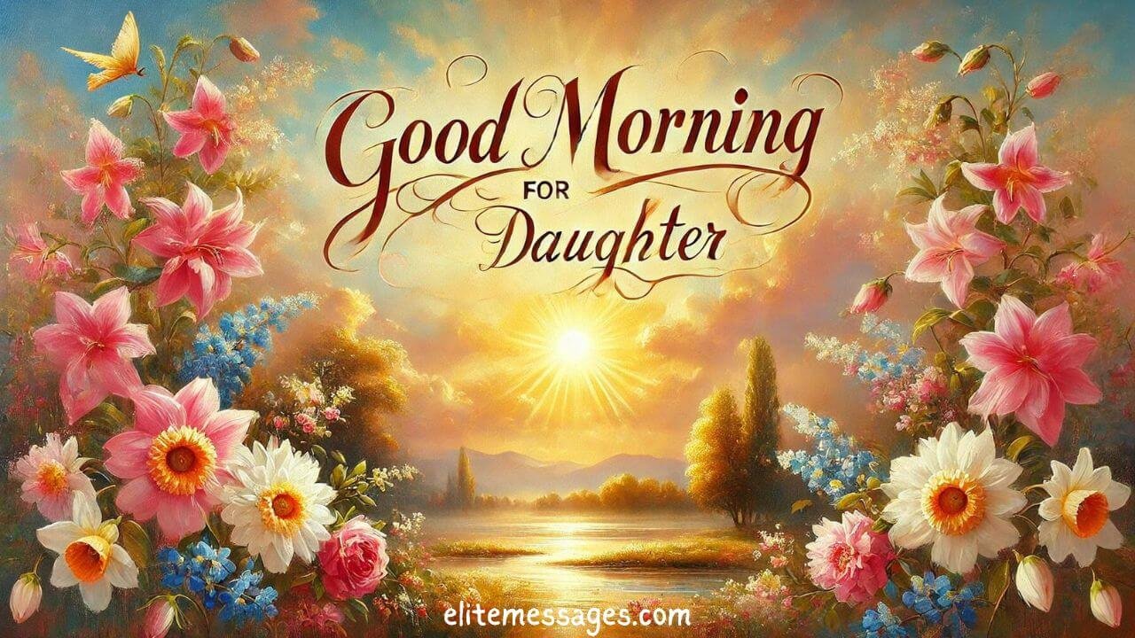 inspirational good morning messages for daughter, encouraging good morning messages for daughter