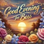 Thoughtful good evening messages to impress boss , Polite and respectful evening wishes for boss